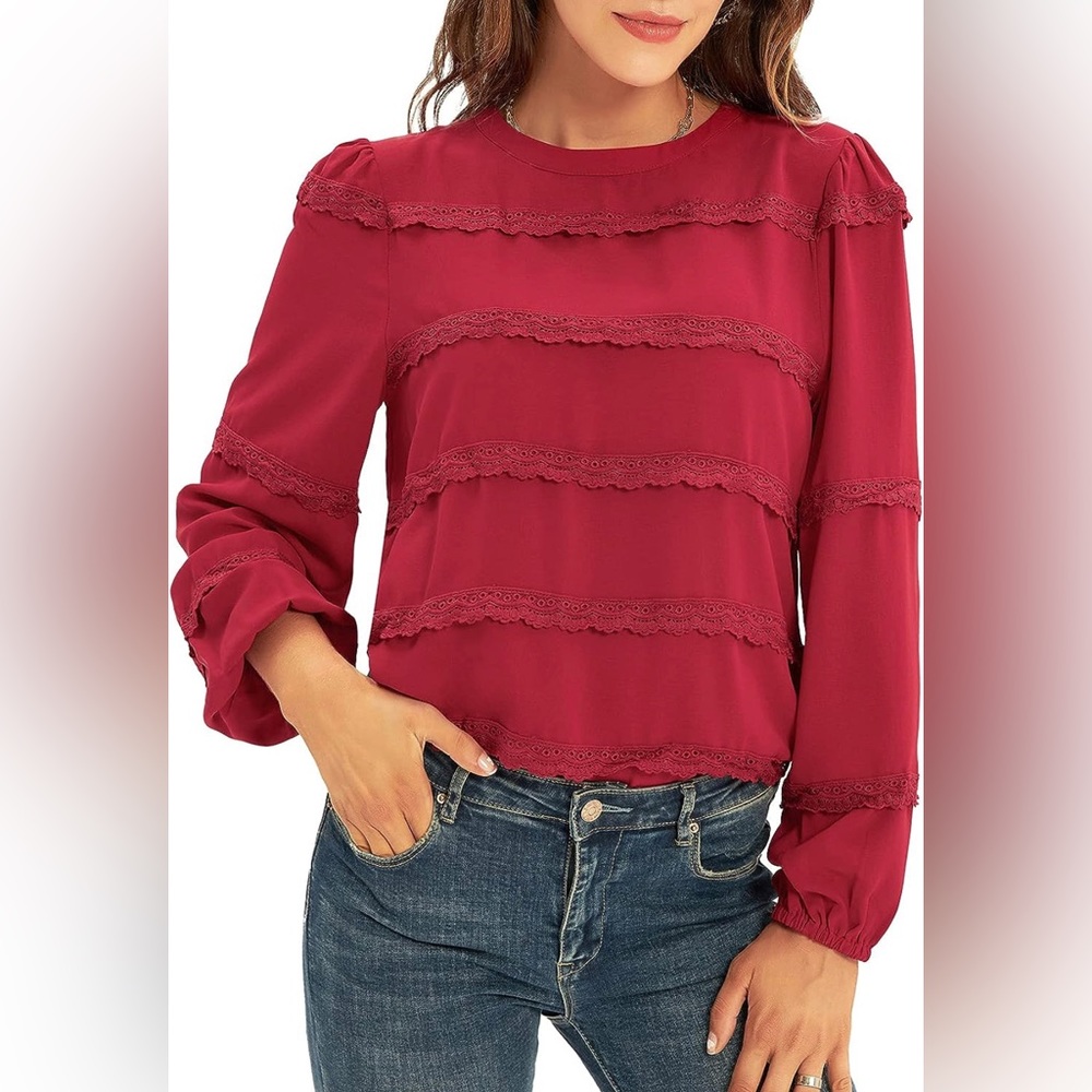 Grace Karin Long Sleeve Loose Fit Blouse